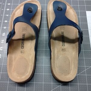 Cushionaire Women's Navy Sandals